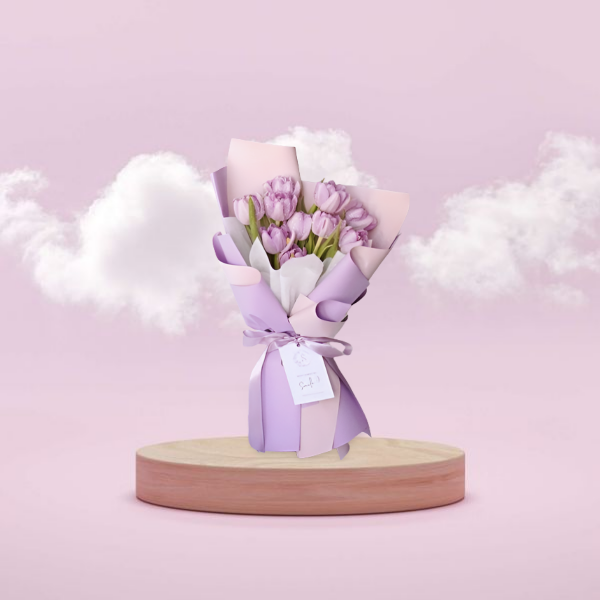 Lavender Tulip bouquet